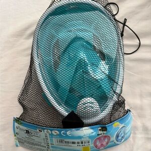 Full Face Snorkel Mask with Mesh Bag